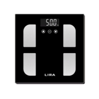 Весы напольн.электр.180кг.стекло Lira LIRA-LR-1409