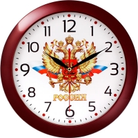 Часы настенные герб России Тройка 11131176