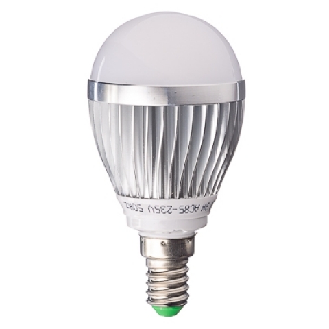Лампа LED E14,3W тёпл.свет,алюм.корп. Гала Центр 925-008